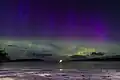 Aurora Australis over D'Entrecasteaux Channel near Cygnet.