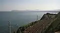 DART line in Dalkey, County Dublin.