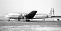 DC-6A, N90785, American Airlines "Airfreighter Baltimore" at San Francisco in 1958.
