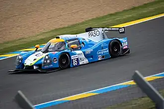 The No. 85 car entered by DC Racing at the 2016 Road to Le Mans