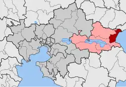 Location within the regional unit
