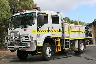 Bush Fire Service Isuzu 4.4 rural tanker