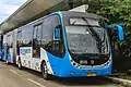 A Zhongtong LCK6180GC in Jakarta (articulated bus)