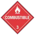 Class 3: Combustible (Alternate Placard)