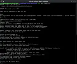 Screenshot of DPS8M emulator in operator console view