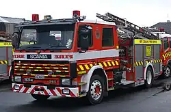 New Zealand Fire Service Scania G93M 265 fire engine.