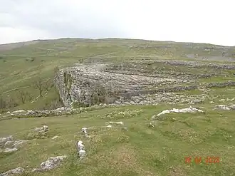 Malham Cove from afar