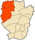 Location of Kasdir within Naâma Province
