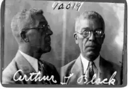 mugshot of Arthur James Black
