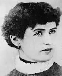 Bates shortly after her arrival in Queensland, 1883