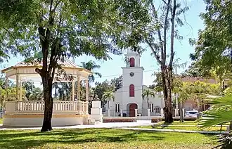 Dajabón Dominican Republic town church.