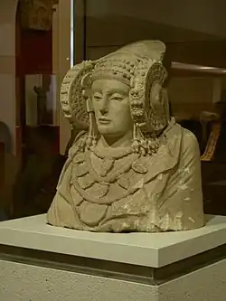 Iberian Lady of Elche, 4th century BC, perhaps influenced by Carthaginian