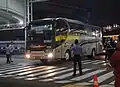 DAMRI Airport bus bound for Rawamangun, Soekarno-Hatta International Airport