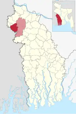 Location of Damurhuda