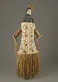 Dance Mask (Takü), 20th century, Brooklyn Museum. These full-body masks are worn for the mourning, or ónyo ("weeping") ceremony, a multi-day ritual held approximately a year after an individual's death.