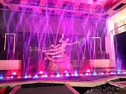 The dancing fountain atrium