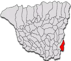 Location in Gorj County