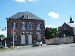 The town hall in Dancourt