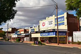 The main street of Trangie