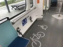 Multipurpose-use space in even-numbered cars