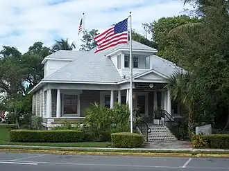 Nyberg-Swanson House, now home to the local Chamber of Commerce