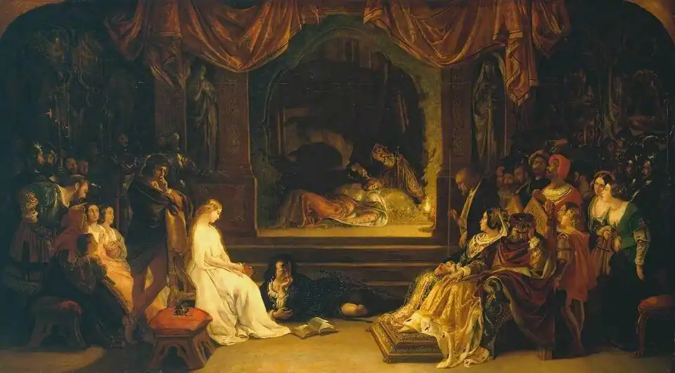 The Play Scene in Hamlet, 1842