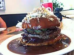 Danish bøfsandwich