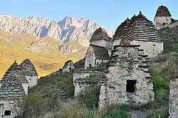 Crypt burial grounds (16-17 centuries). "Town of the dead" (ninety-five tombs)