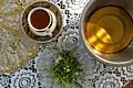 Cups of Darjeeling tea