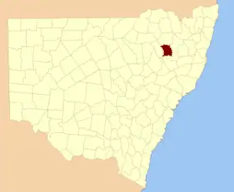Location in New South Wales