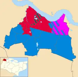 2003 results map