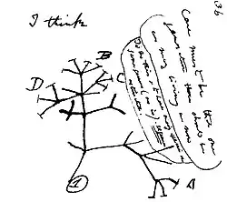 Image 17Charles Darwin's first sketch of an evolutionary tree from his First Notebook on Transmutation of Species (1837) (from History of biology)