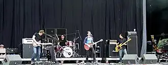 Dashboard Confessional performing at Carling Leeds Festival in 2006