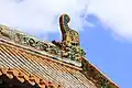 Ming dynasty glazed chiwen of Datong Confucian Temple.