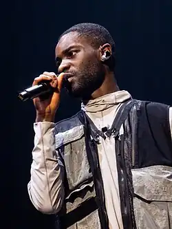 Dave performing in Brussels in 2026