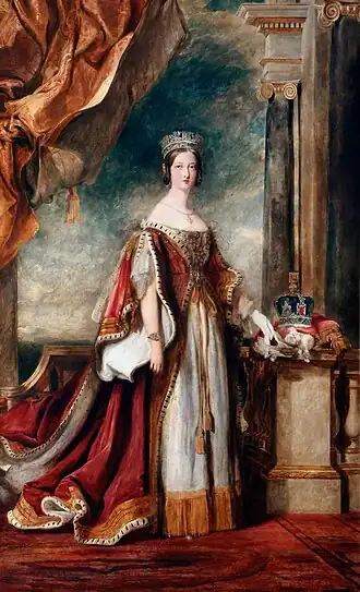 David Wilkie, Portrait of Queen Victoria , 1840