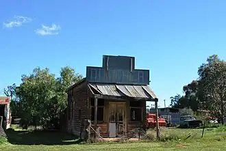 Derelict butcher shop