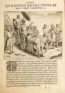 King of the island of Bali - Indiae Orientalis, 1599