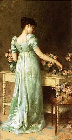 Arranging Pink Roses (1891)