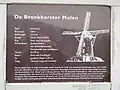 Windmill information board (in Dutch)