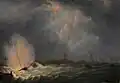 The explosion of gunboat No. 2 under the command of Jan van Speijk off Antwerp, February 5, 1831 (1832)