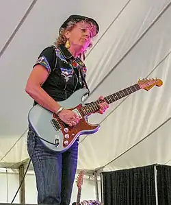 Davies performing at the Kitchener Blues Festival in 2010