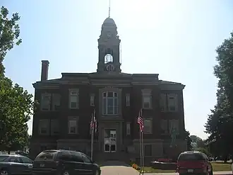 The Decatur County Courthouse in Leon