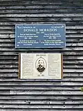 Dedication sign at the Interpretation Center.