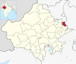 Deeg district are part of Braj region and Mewat region of Rajasthan. Location of Deeg district in Rajasthan