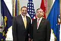 November 1, 2011, Turkish Defense Minister İsmet Yılmaz with U.S. Secretary of Defense Leon Panetta