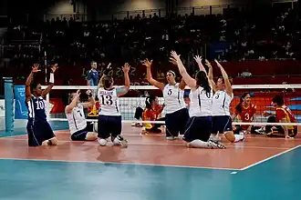 Image 2Variants: Sitting volleyball at the 2012 Paralympics