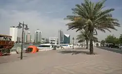 The area of Dubai Creek facing Deira
