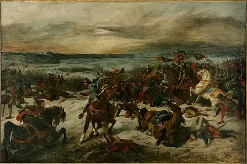 The Battle of Nancy, by Eugène Delacroix (1831)