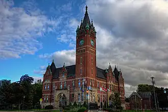 The Delaware County Courthouse in Manchester